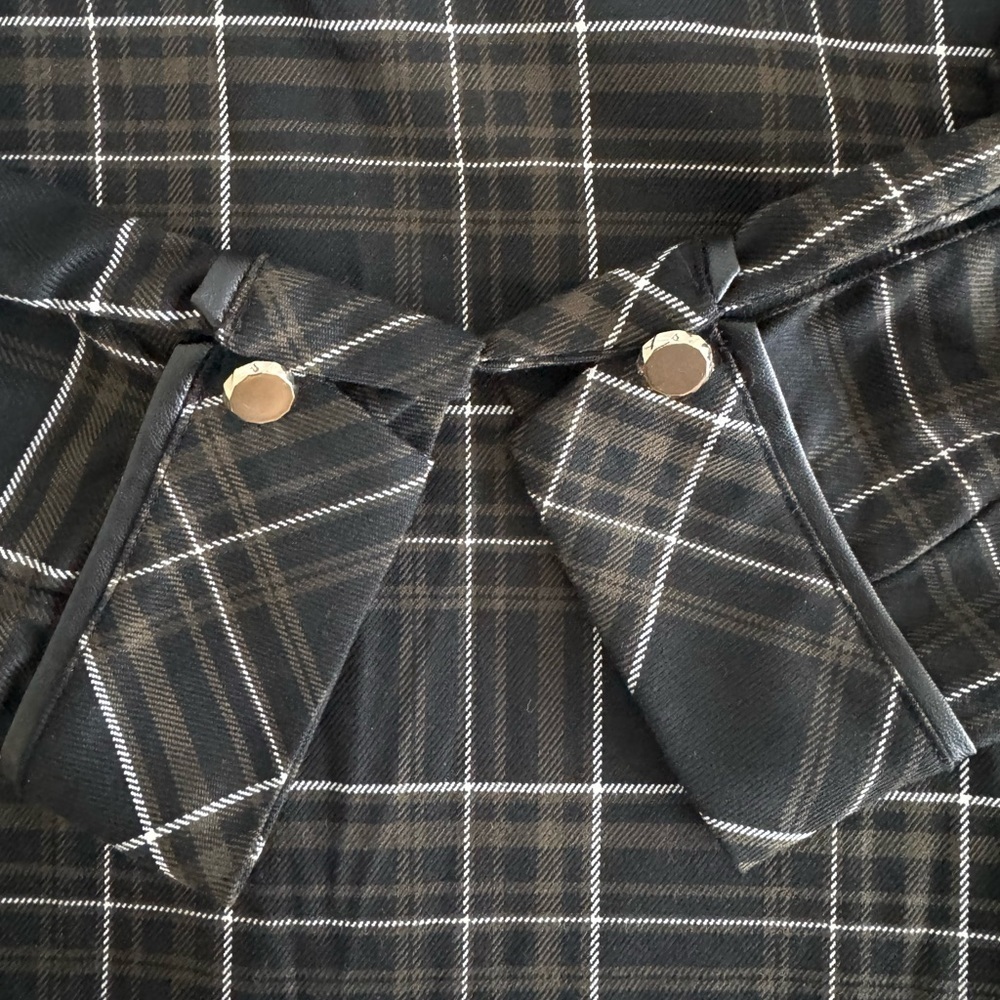 🖤 ZARA Plaid Mini Dress | Size M | New With Tags - Picture 9 of 11